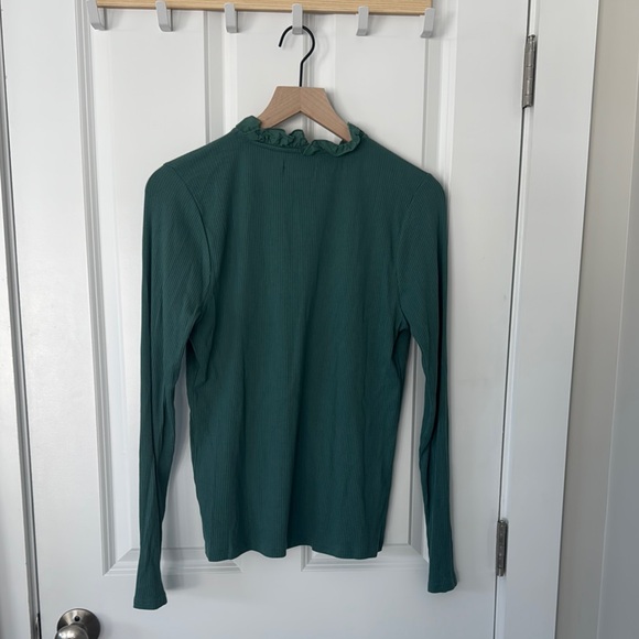 J.Crew Ruffle Henley - Picture 3 of 3